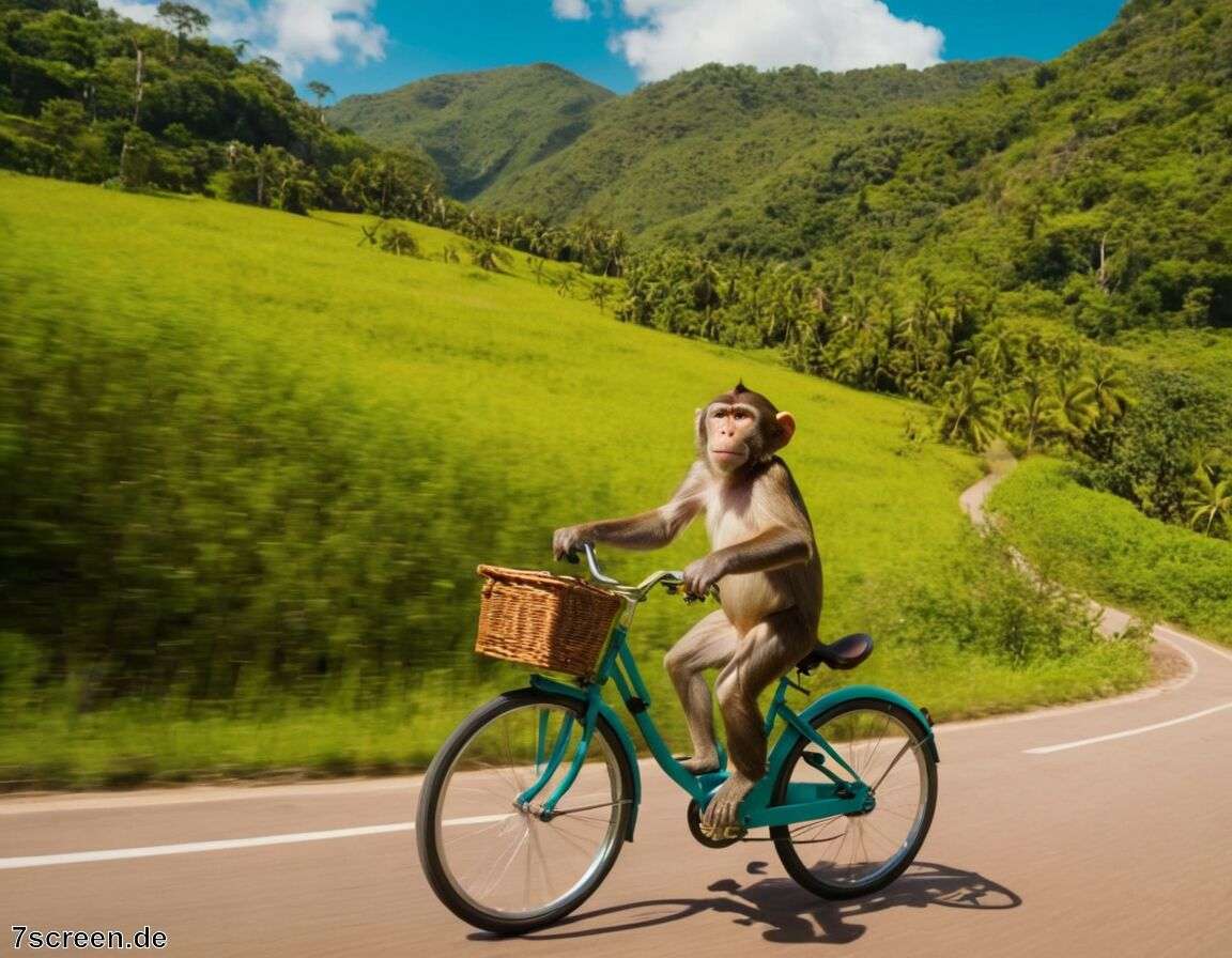 Humor als Schlüssel für Reichweite - Affe auf Bike Vermögen » Lustiges Vermögen » Der Affe auf dem Bike  